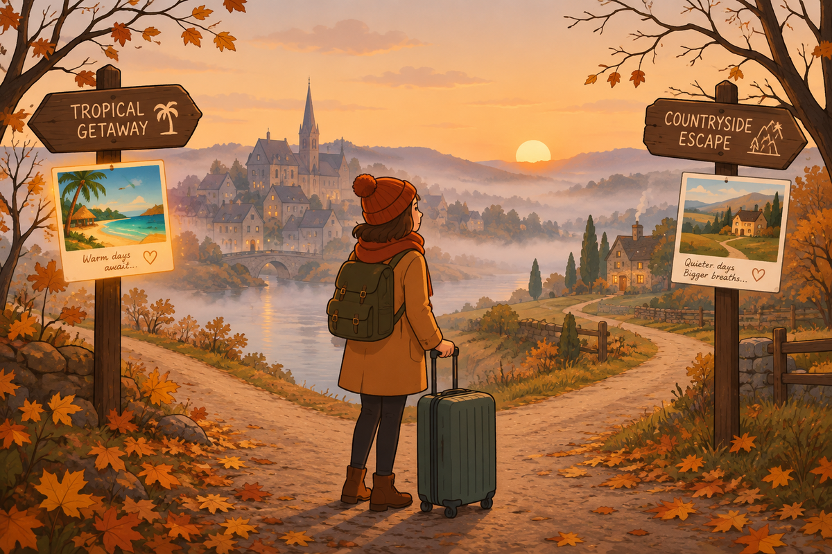 Places for a quiet November trip