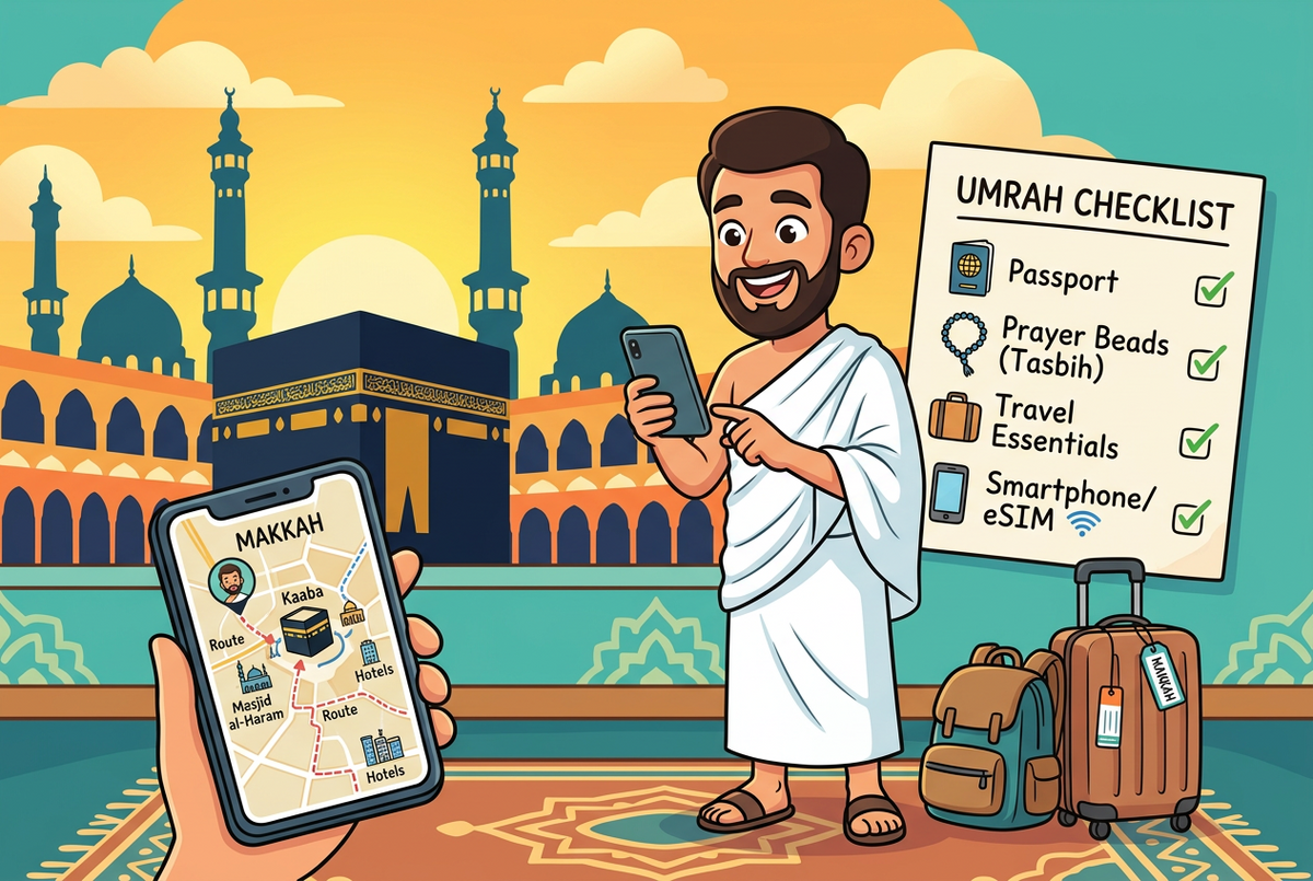 Saudi Arabia eSIM for Umrah: Everything pilgrims should know